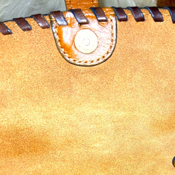 Patricia Nash EUC leather tooled crossbody bag - Picture 8 of 10